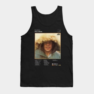 Paul Simon - Paul Simon Tracklist Album Tank Top